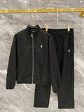 Polo Ralph Lauren Men’s 2‑Piece Tracksuit, Zip‑Up Windbreaker Jacket & Drawstring Straight‑Leg Pants Set