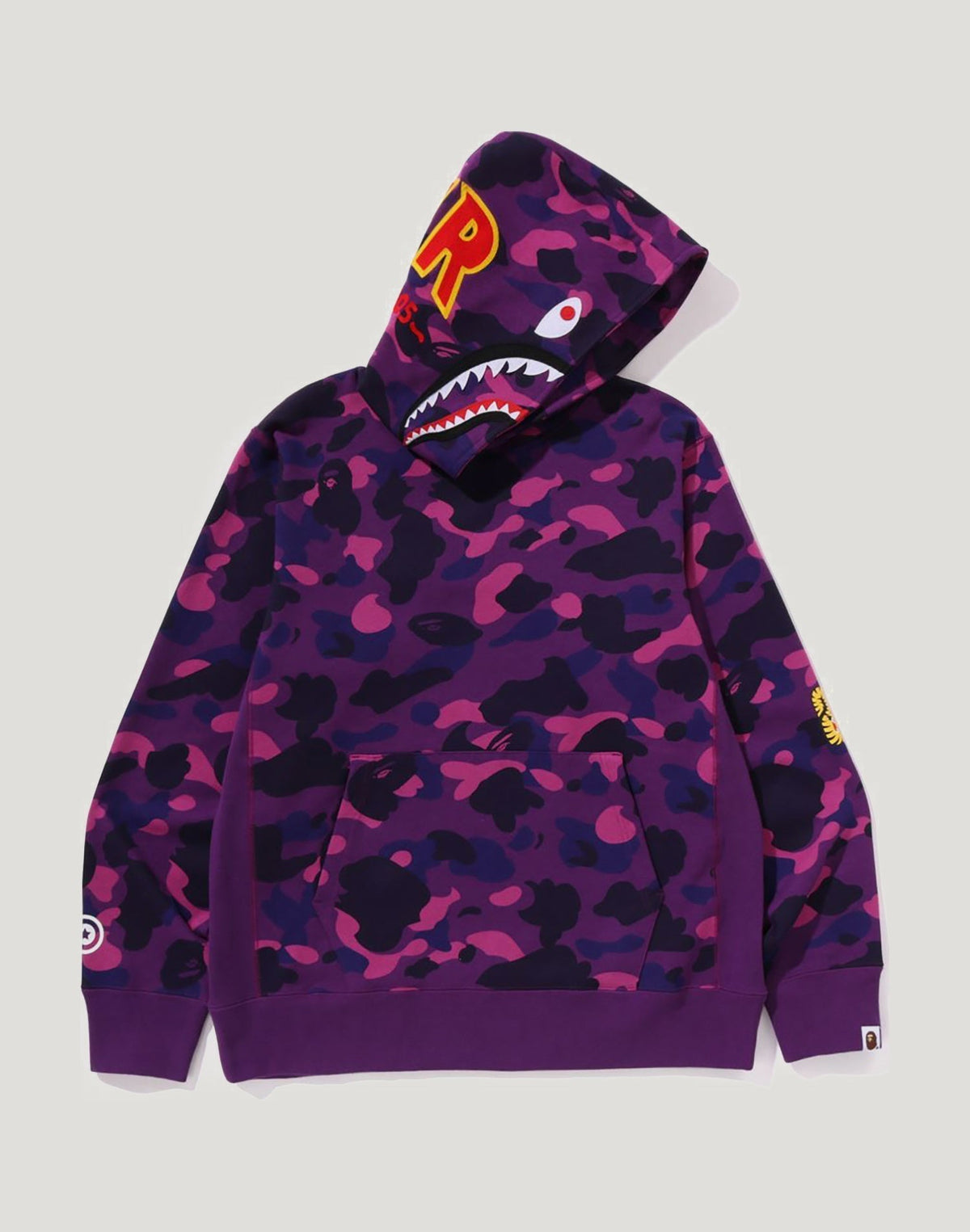 COLOR CAMO 2ND SHARK PULLOVER HOODIE MENS