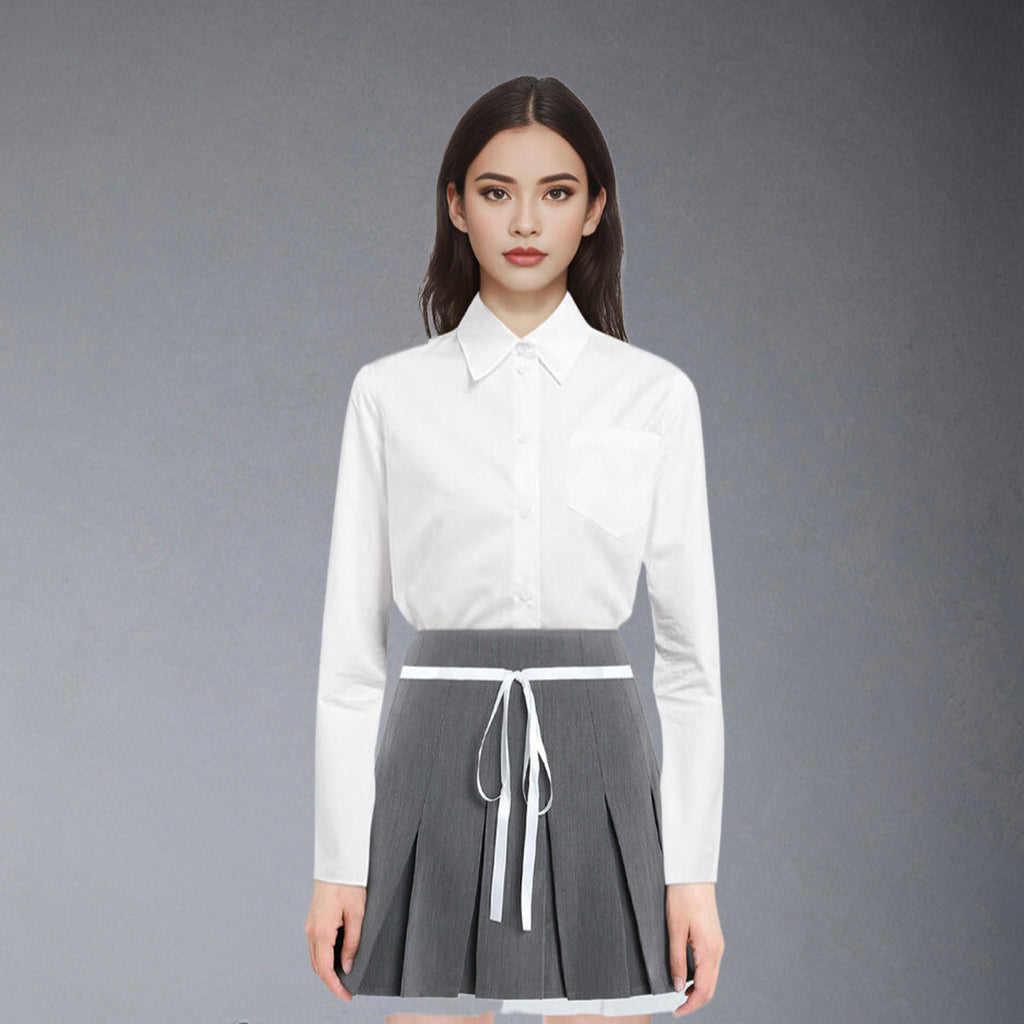 Women's Drawstring Pleated Mini Skirt | Thom Browne