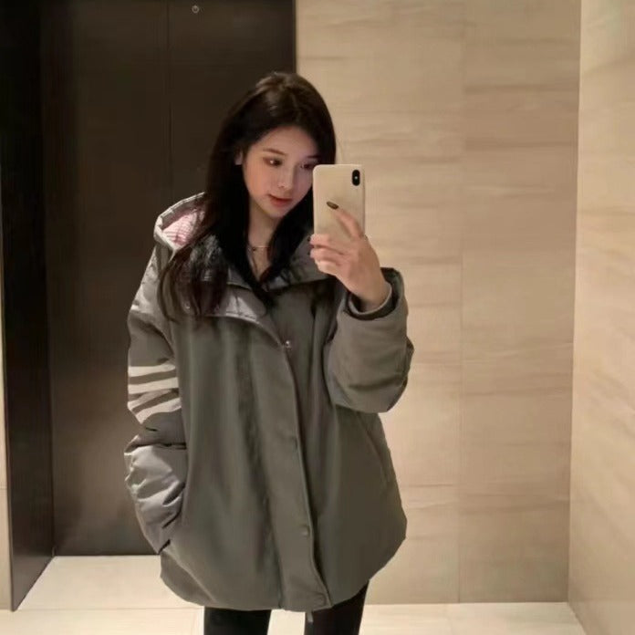 Thom Browne Unisex hooded down jacket