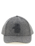 Ballantyne Gray Wool Baseball Cap