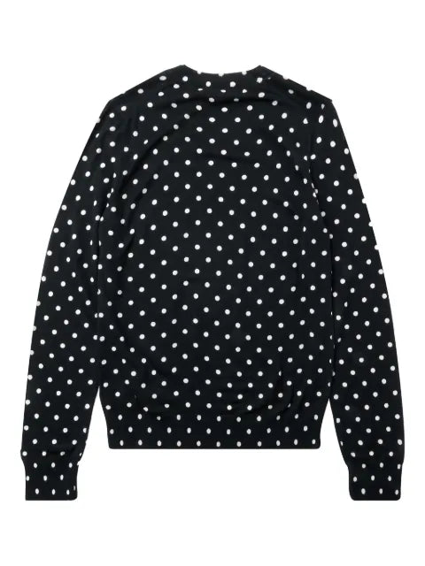 Comme Des Garçons Play polka-dot jumper