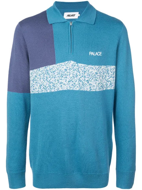 Palace Blocker half-zip jumper