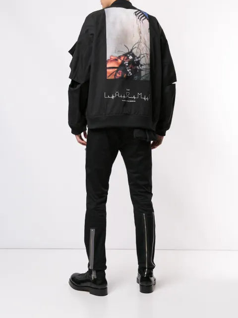 Undercover back print bomber jacket
