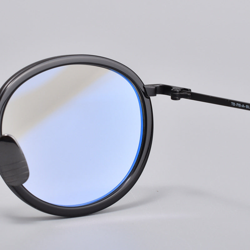 TB710 round sunglasses with clip
