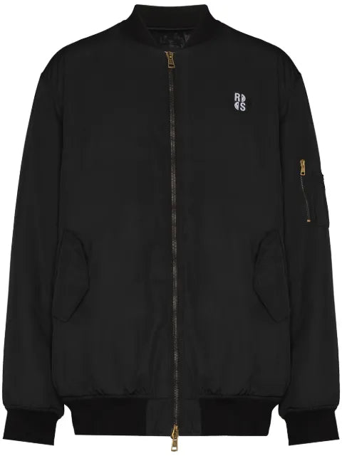 Raf Simons smiley-print bomber jacket