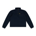 Blue Quarter Zip Fleece Pullover