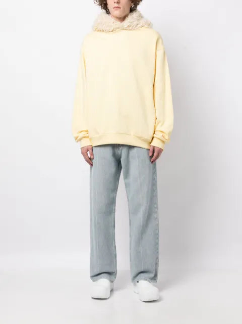 Marni faux-fur cotton hoodie
