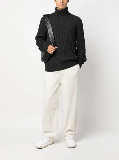 Polo Ralph Lauren cable-knit roll-neck jumper