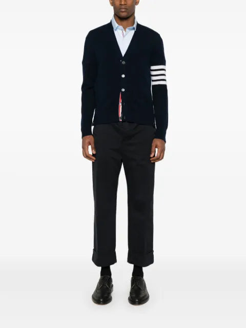 Thom Browne nutcracker merino wool 4-Bar cardigan