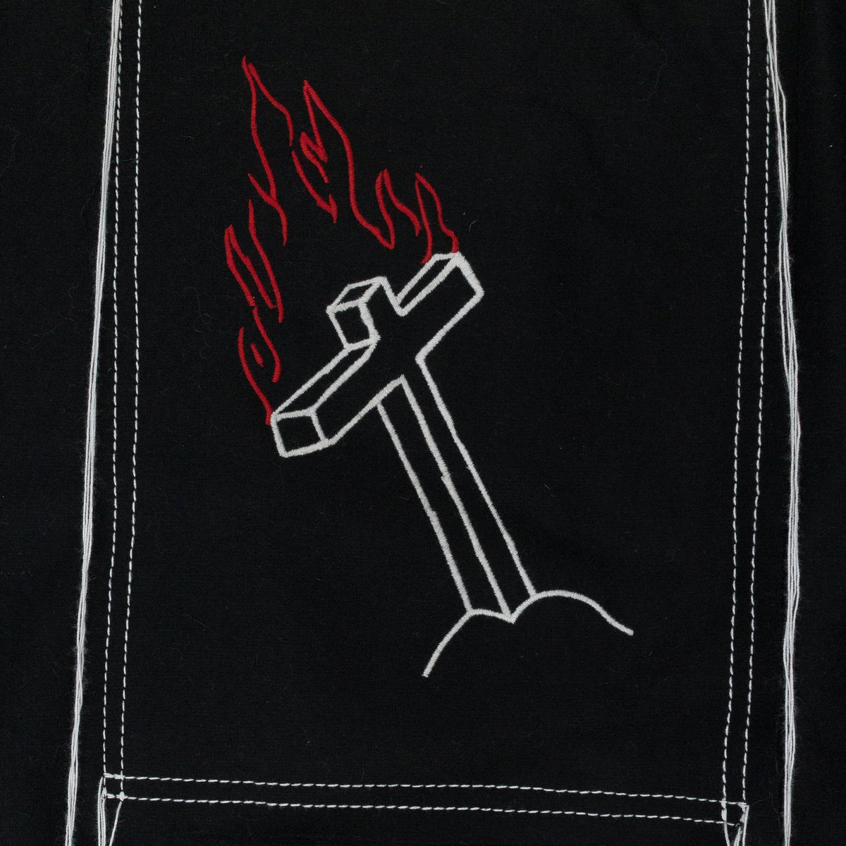BLACK SIDE TIE HOODIE