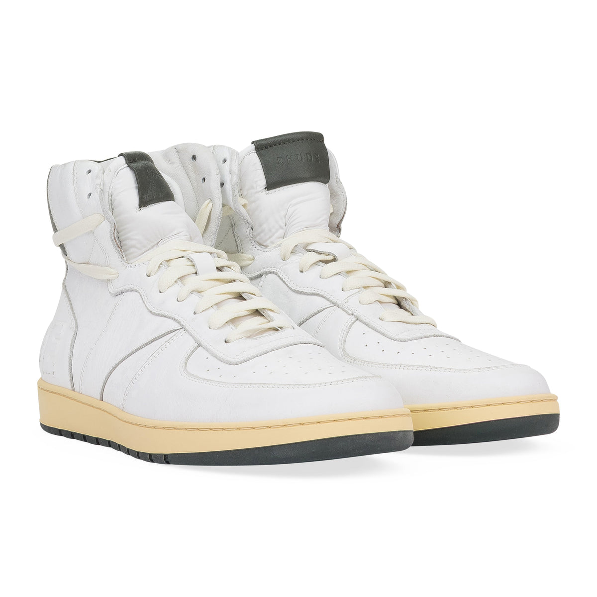 WHITE RHECESS HIGH SNEAKERS