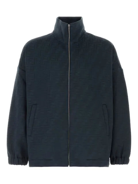 FENDI zip pattern sweater