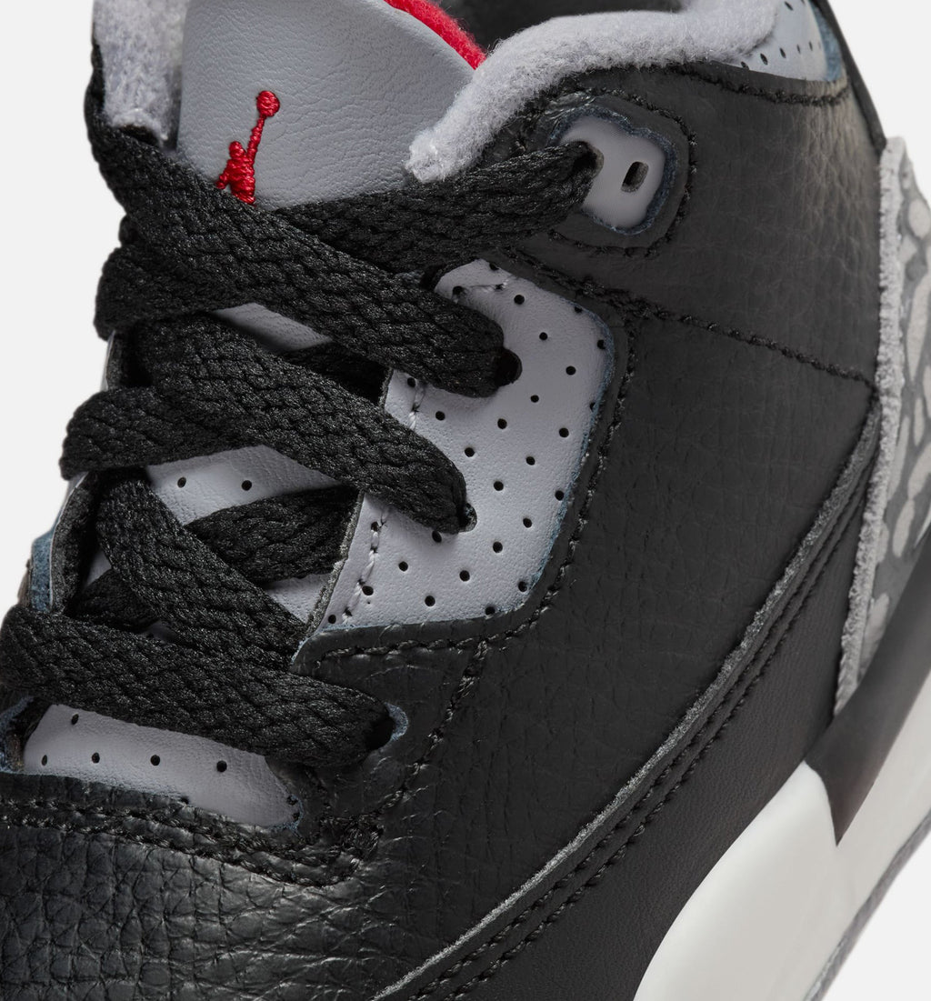 Air Jordan 3 Retro “Black Cement” Baby and Toddler Lifestyle Shoes