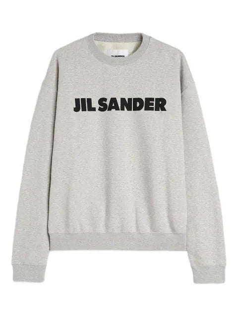 Jil Sander logo cotton sweatshirt