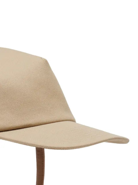 Maison Margiela leather-strap baseball cap
