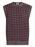 ETRO Pegaso-motif embroidered checked vest