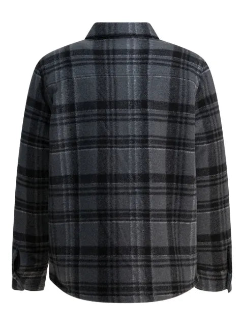 Vince checked shirt jacket
