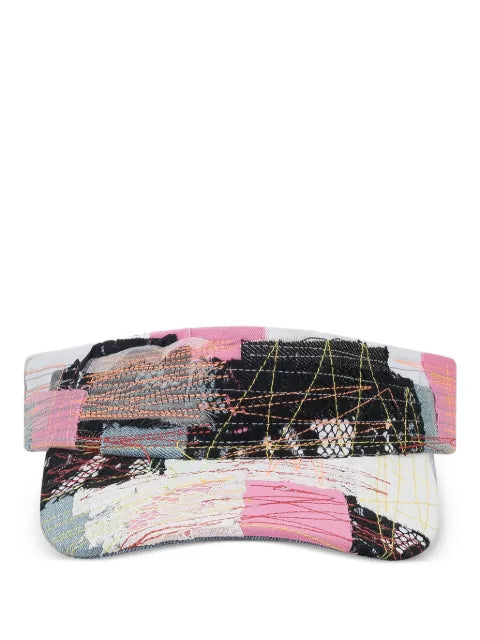 Who Decides War flat cap in patchwork-Look
