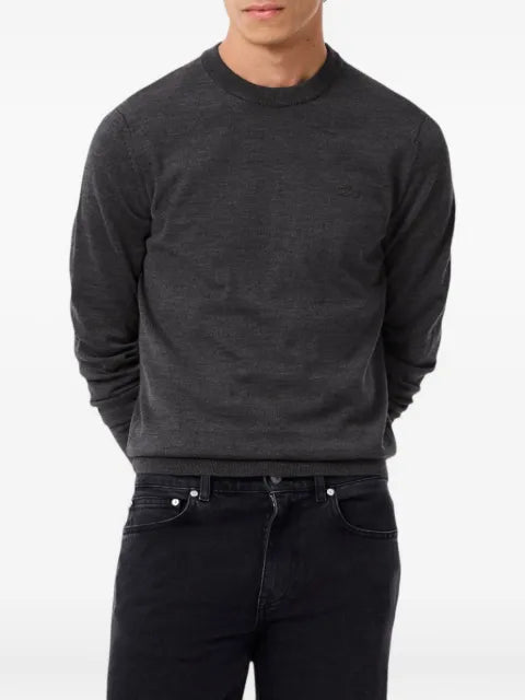 Lacoste crew-neck merino-wool sweater