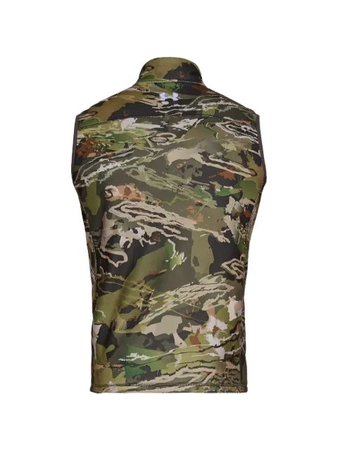 Under Armour Off Grid Zephyr camouflage zip-up gilet