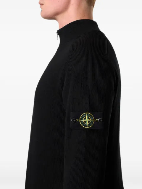 Stone Island 5100124 ribbed soft organic cotton jumper