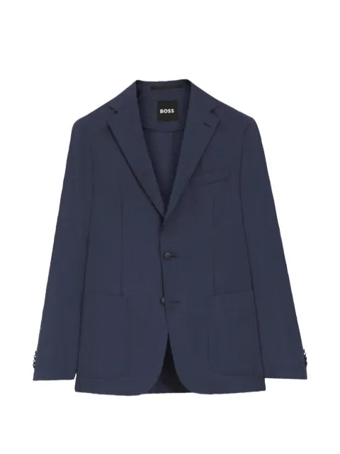 BOSS slim-fit jacket in washable virgin wool