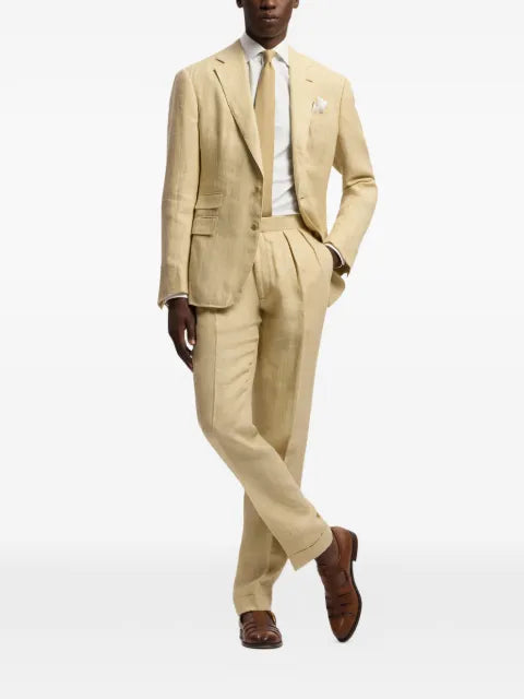 Ralph Lauren Purple Label Kent hand-tailored linen suit jacket