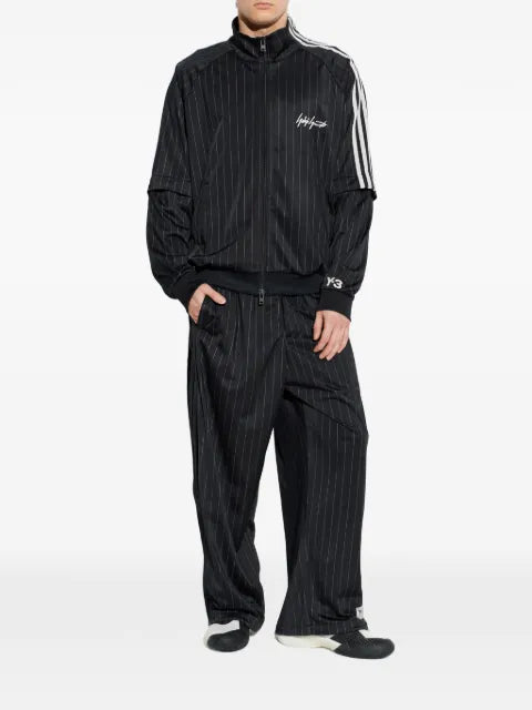 Y-3 stripe-pattern jacket