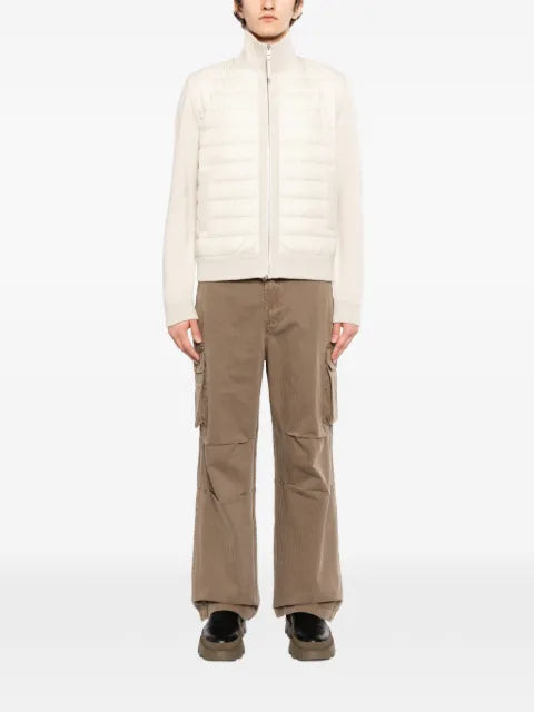 Moncler padded zip-up cardigan