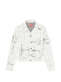 Diesel denim jacket with peel-off effect