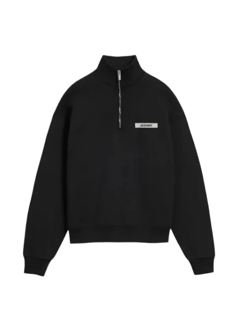 Jacquemus grosgrain quarter-zip sweatshirt
