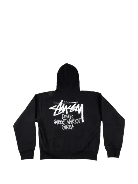 Stüssy logo-print hoodie