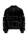 Dolce & Gabbana fur bomber jacket