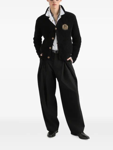 Dolce & Gabbana alpaca-blend cardigan with embroidery