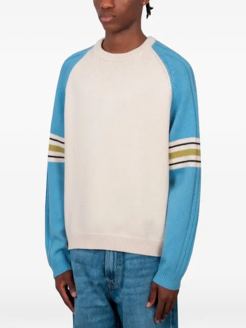 Stüssy logo-print raglan-sleeve sweater
