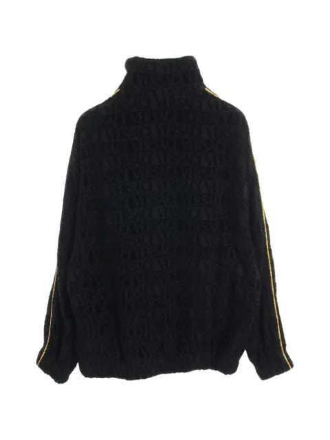 Versace Pre-Owned 2010s logo-print zip-up sweatshirt