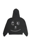 Paly embroidered distressed hoodie