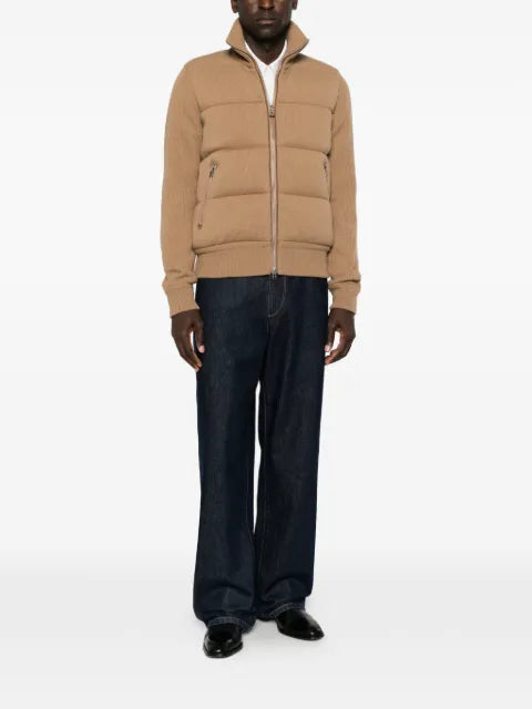 TOM FORD quilted ribbed jacket