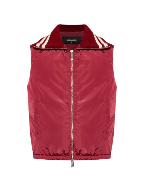 DSQUARED2 stripe-trim gilet