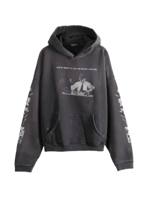 Enfants Riches Déprimés Head Against The Bars graphic-print hoodie