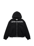 matieres fecales distressed Never Conform hoodie