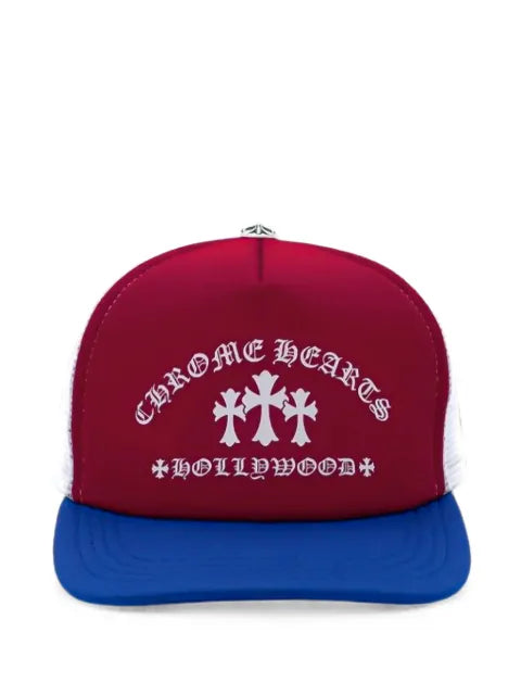 Chrome Hearts logo-print baseball cap
