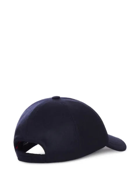 Kiton cashmere baseball cap with Logo