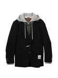 Maison MIHARA YASUHIRO hooded double-layered jacket
