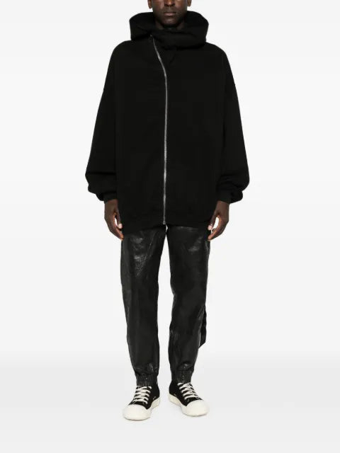 Rick Owens DRKSHDW Tower Mountain hun hoodie in black furka heavy sweatshirt jersey