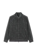 FIVE CM corduroy-effect frog-fastening sweatshirt