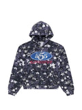SP5DER camouflage-print zip-up hoodie
