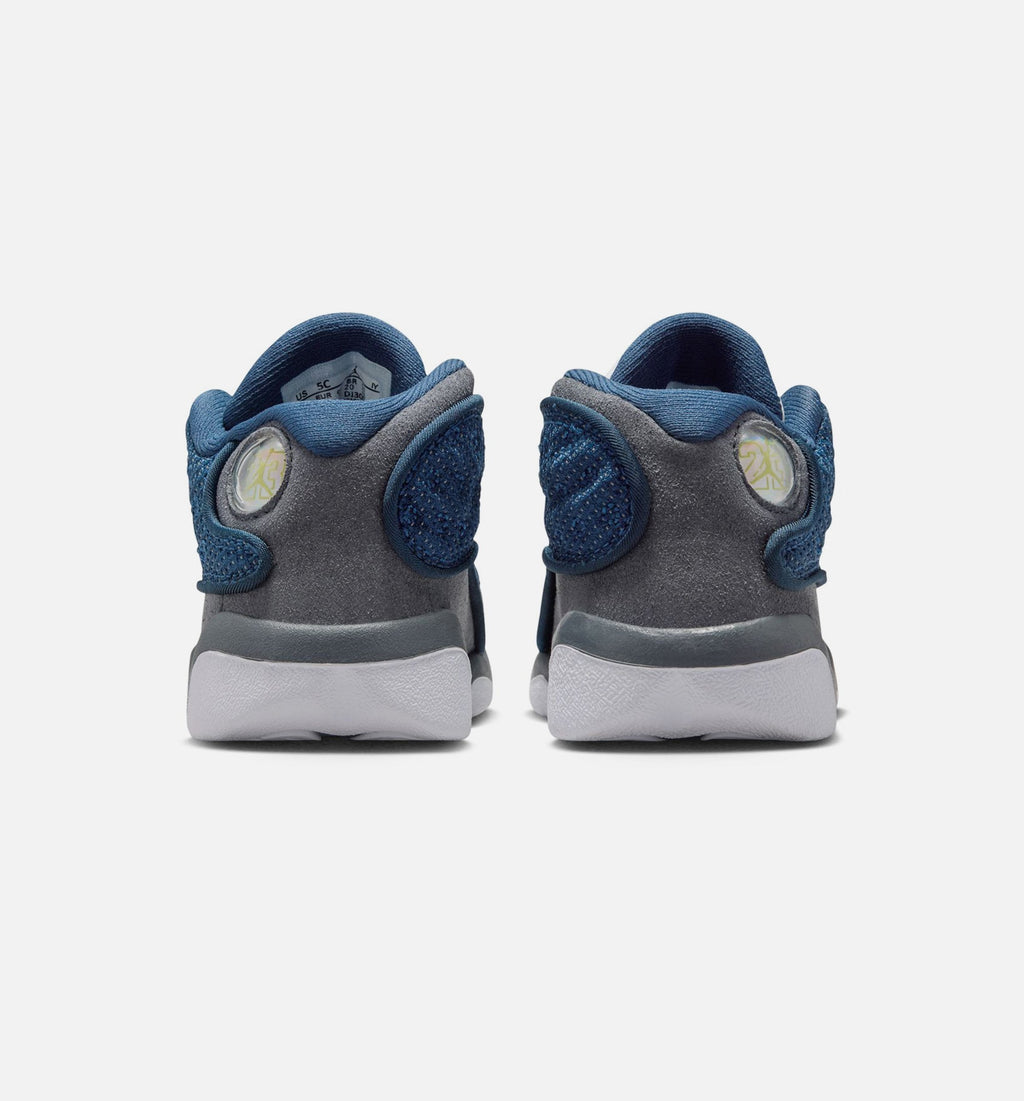 Air Jordan 13 Retro Navy Infant/Toddler Lifestyle Shoe - Navy/University Blue/Flint Grey/White