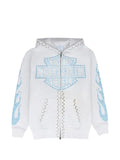 STADIUM GOODS® Chop333r crystal-embellished zip-up hoodie